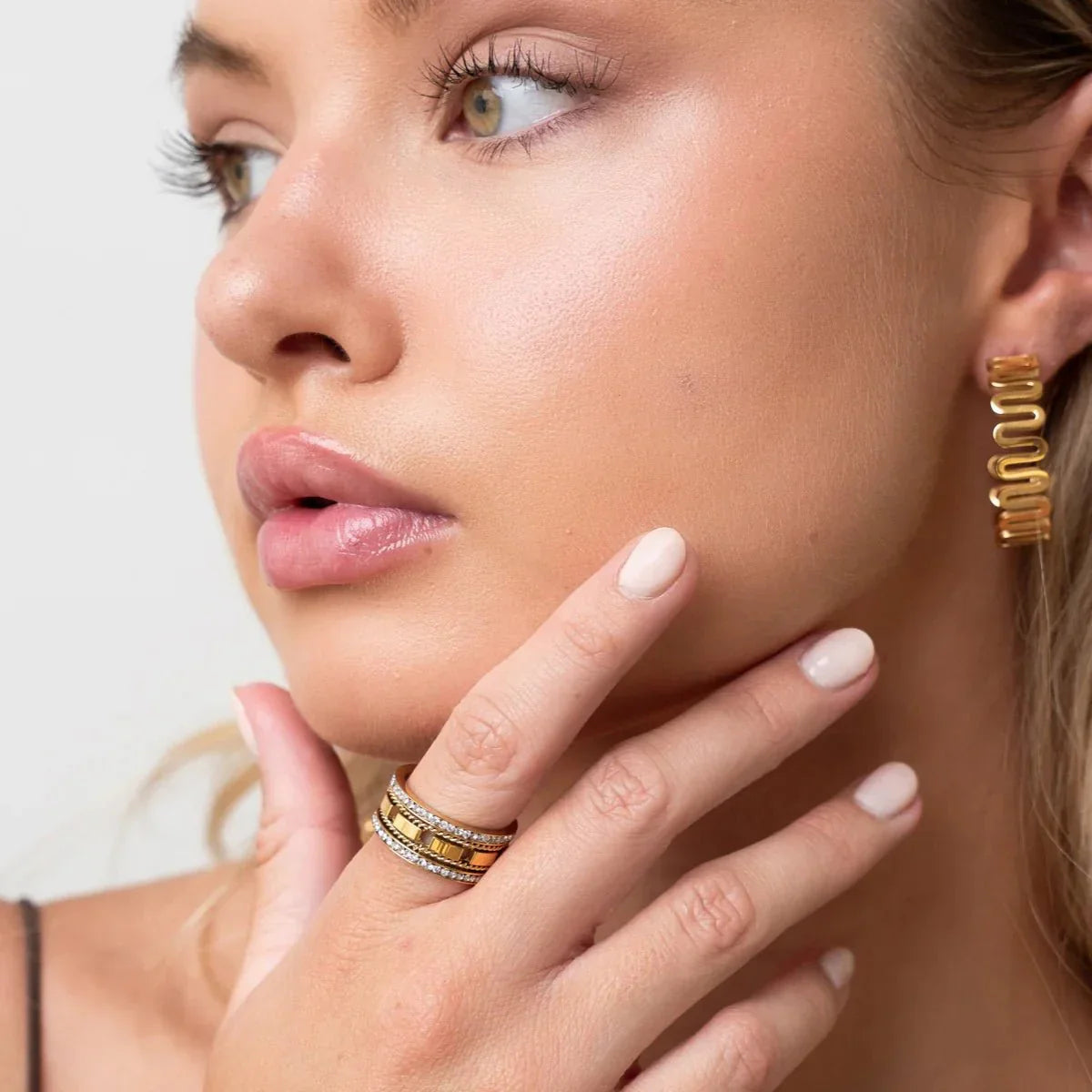 Ring Impulse 18K Gold Plated