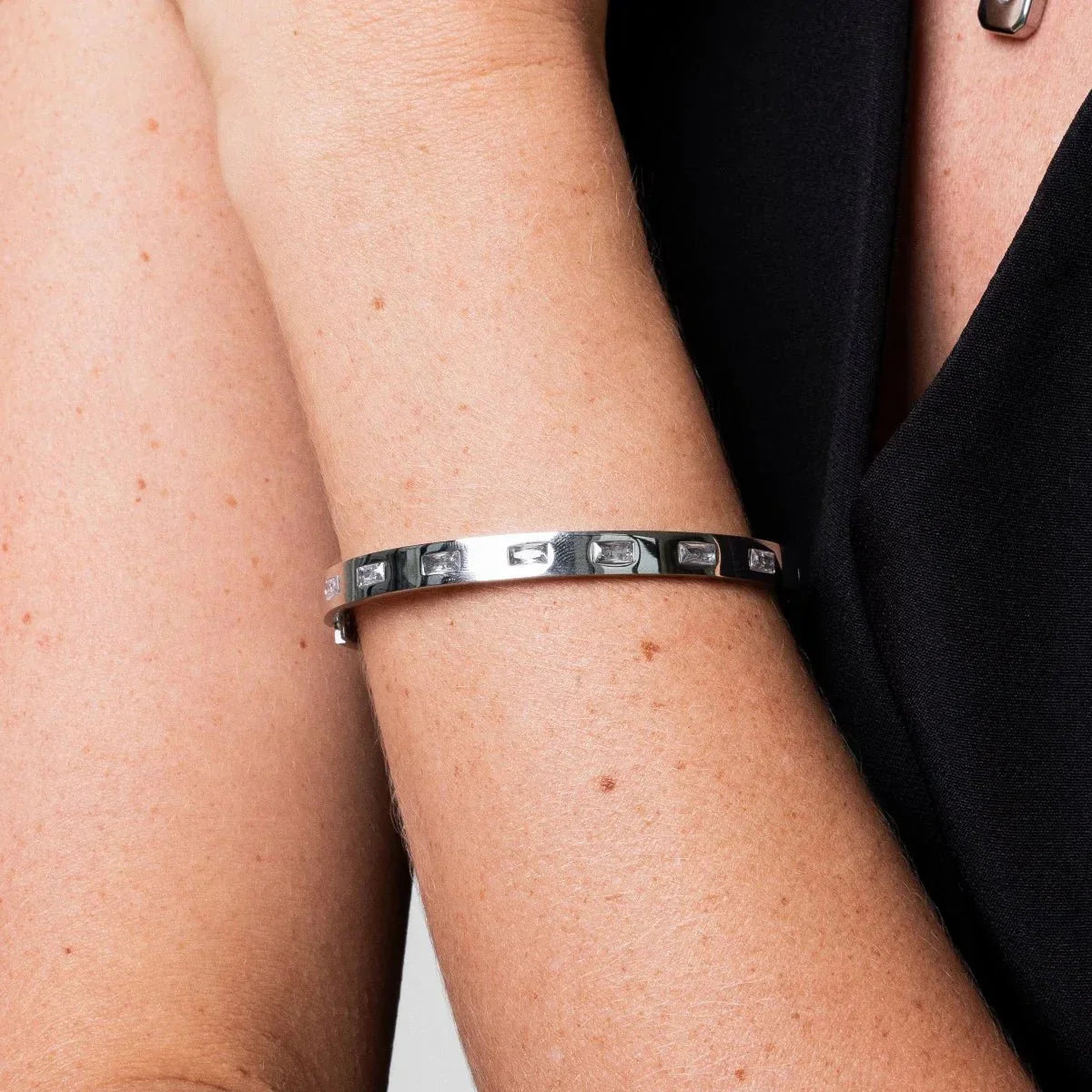 Bracelet Carved - Silver