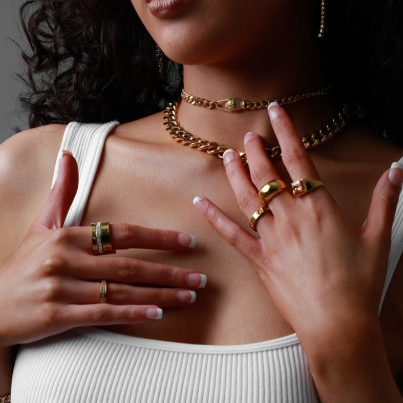 Necklace Serpent Choker 18K Gold Plated