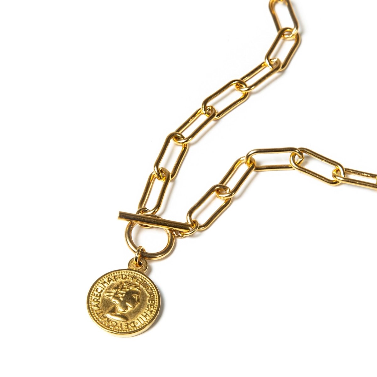 Necklace London Cents 18K Gold Plated