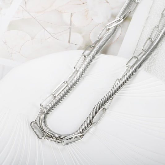 Mix Necklace Antonela - Silver