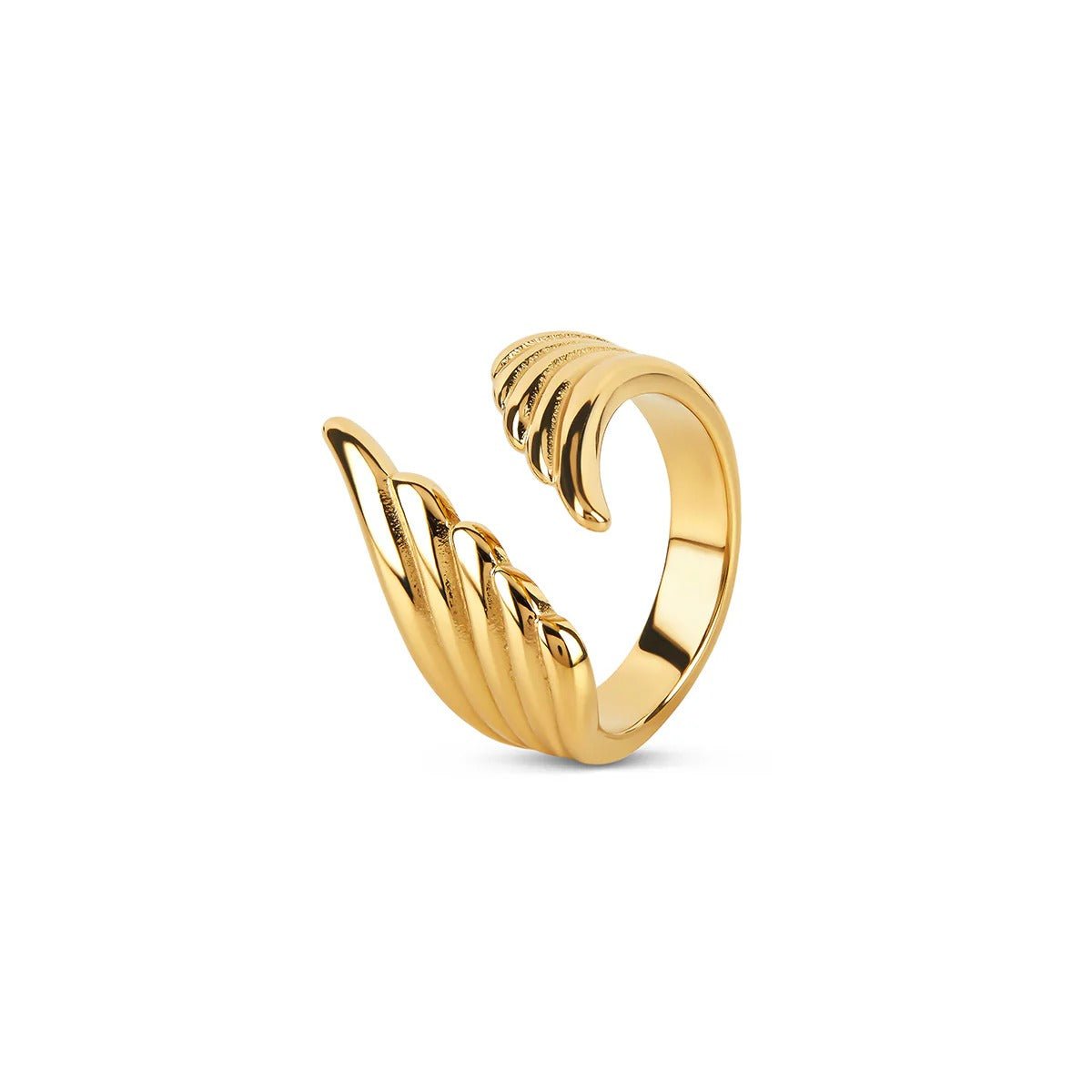 Ring Asas of the Liberdade Adjustable 18K Gold Plated