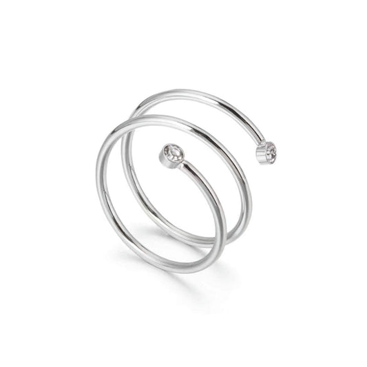 Fine Spiral Ring - Silver