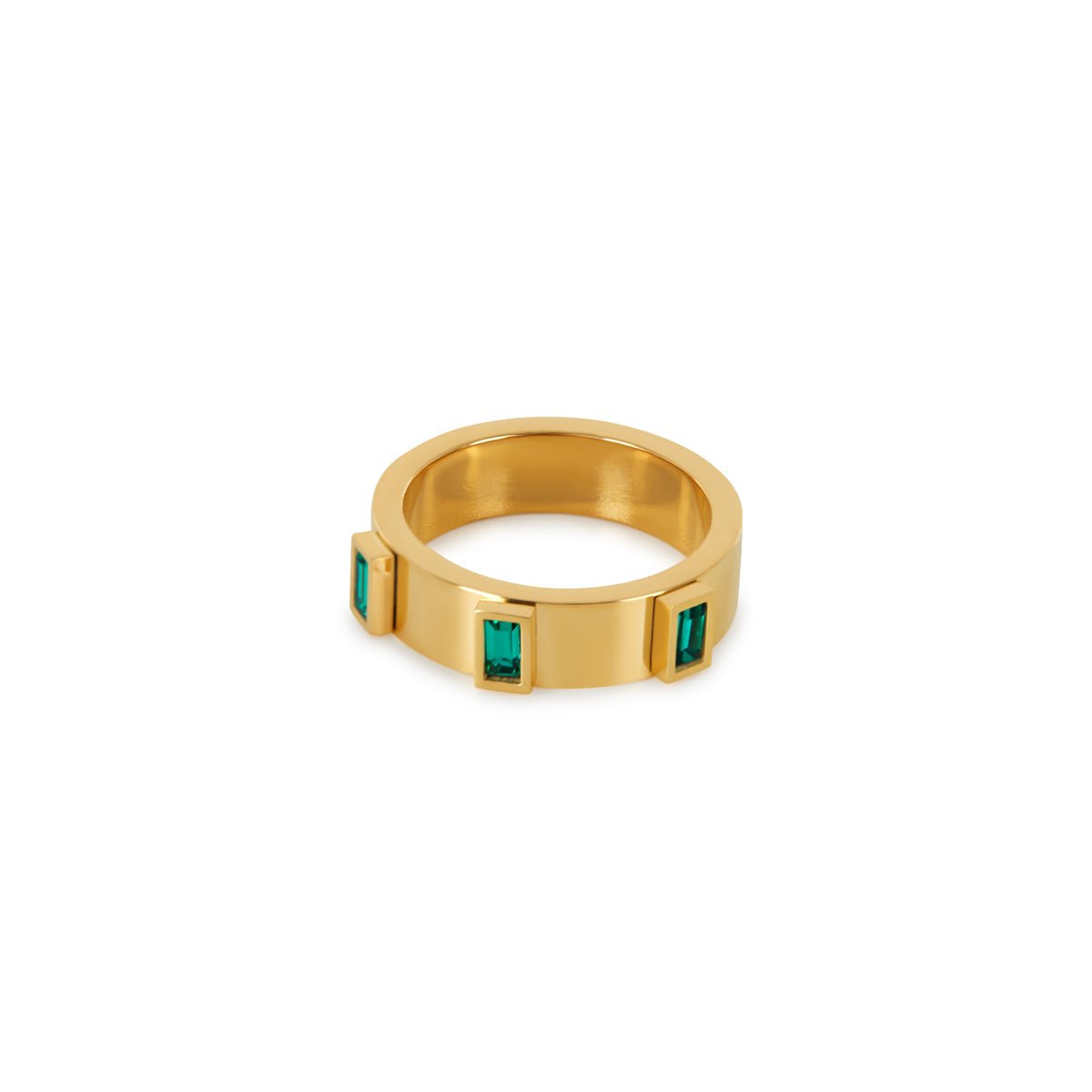 Ring Prestige Cubic 18K Gold Plated