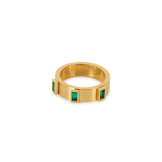 Ring Prestige Cubic 18K Gold Plated