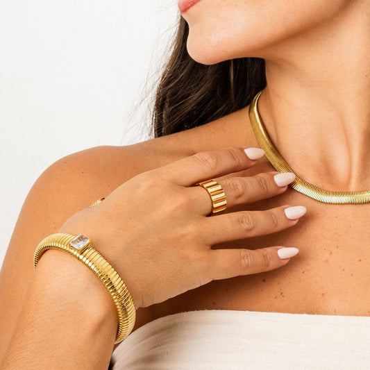 Capri Bracelet 18K Gold Plated