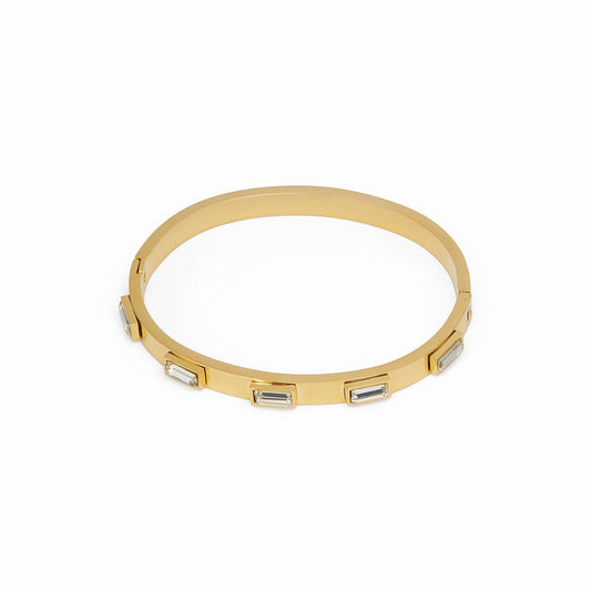 Navette Crystals Bracelet 18K Gold Plated