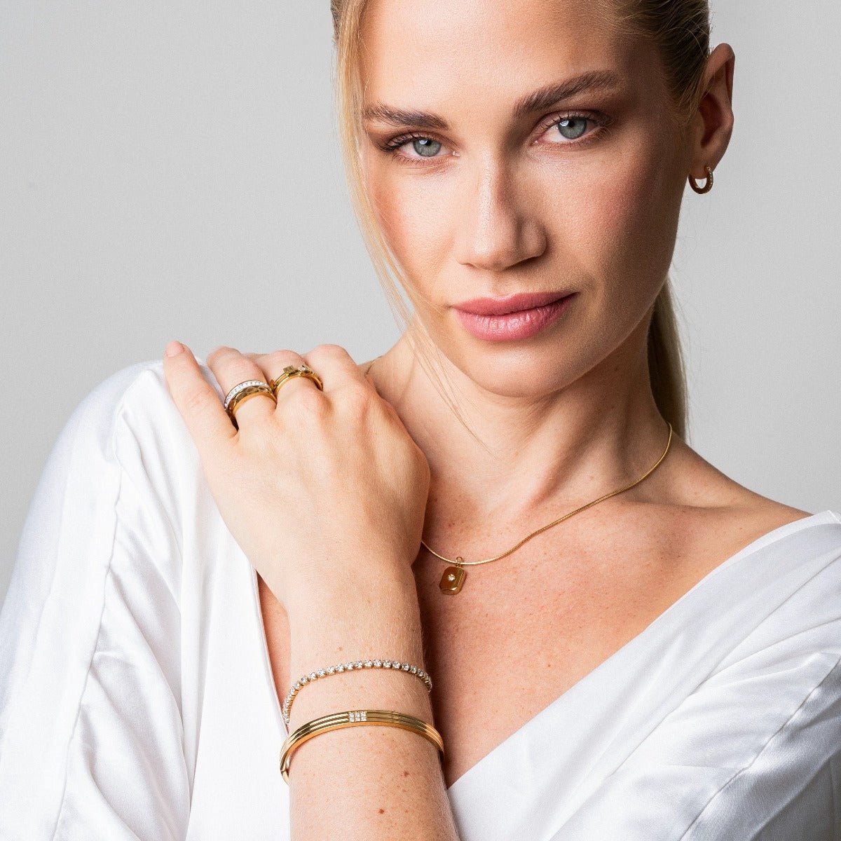 Hanna Bracelet 18K Gold Plated
