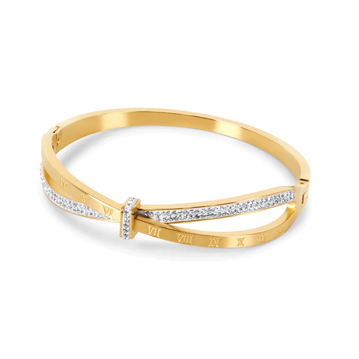 Romano Zirconia Bracelet 18K Gold Plated