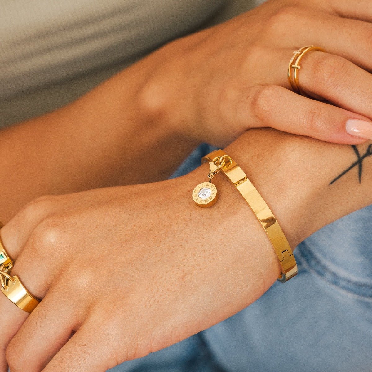 Uniq 18K Gold Plated Bracelet