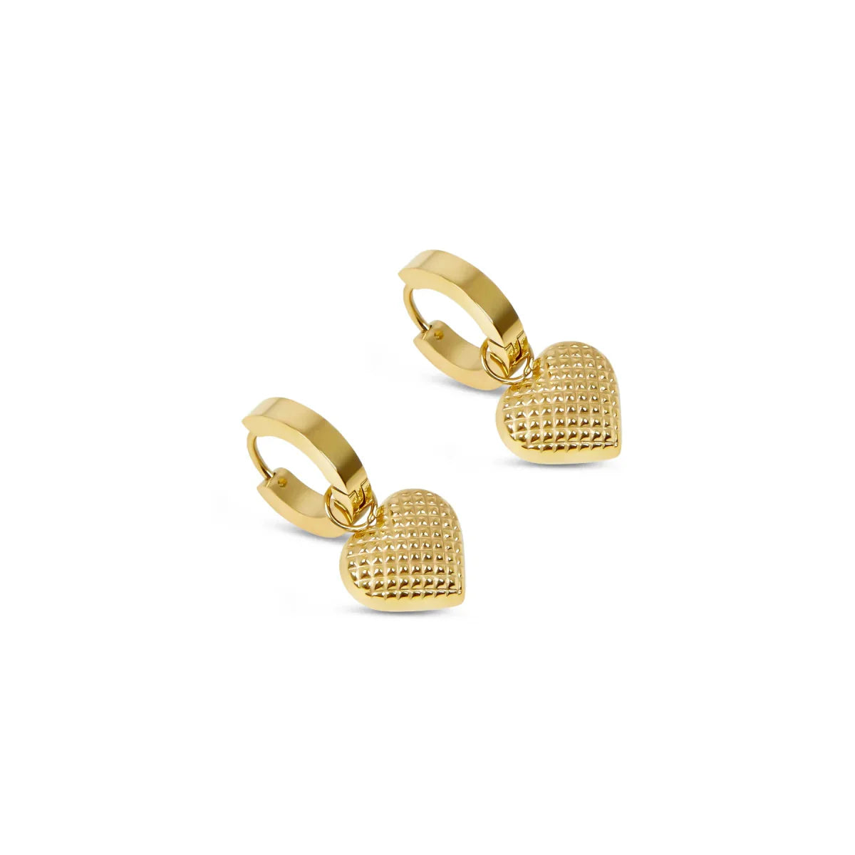 Earring Love Small Hoop 18K Gold Plated