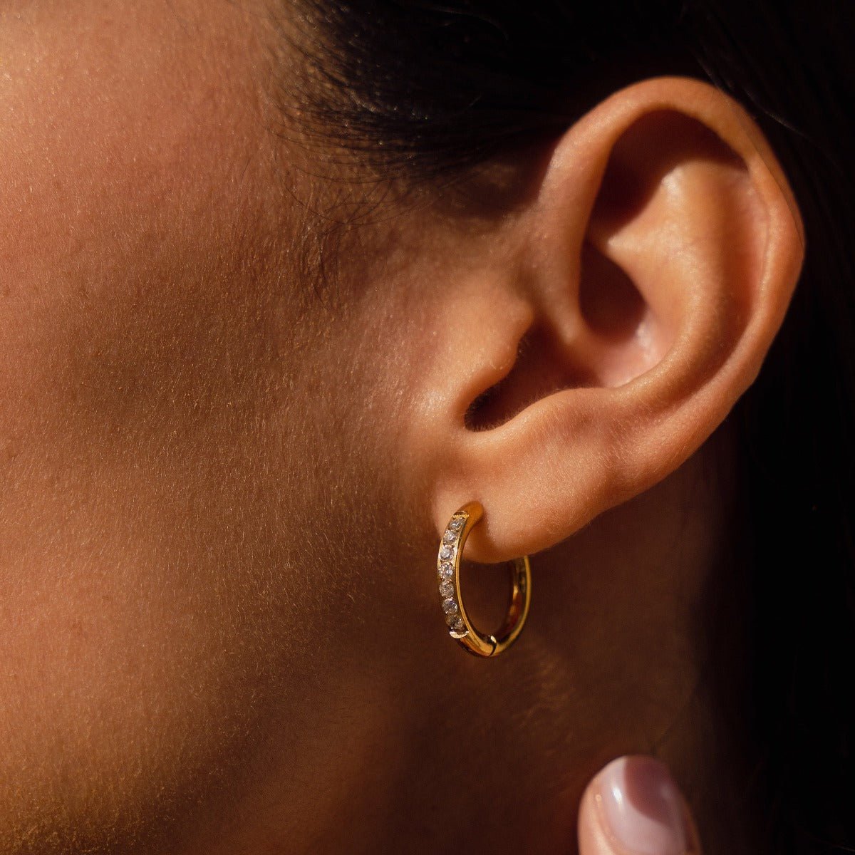 Arielle Hoop Earring 18K Gold Plated