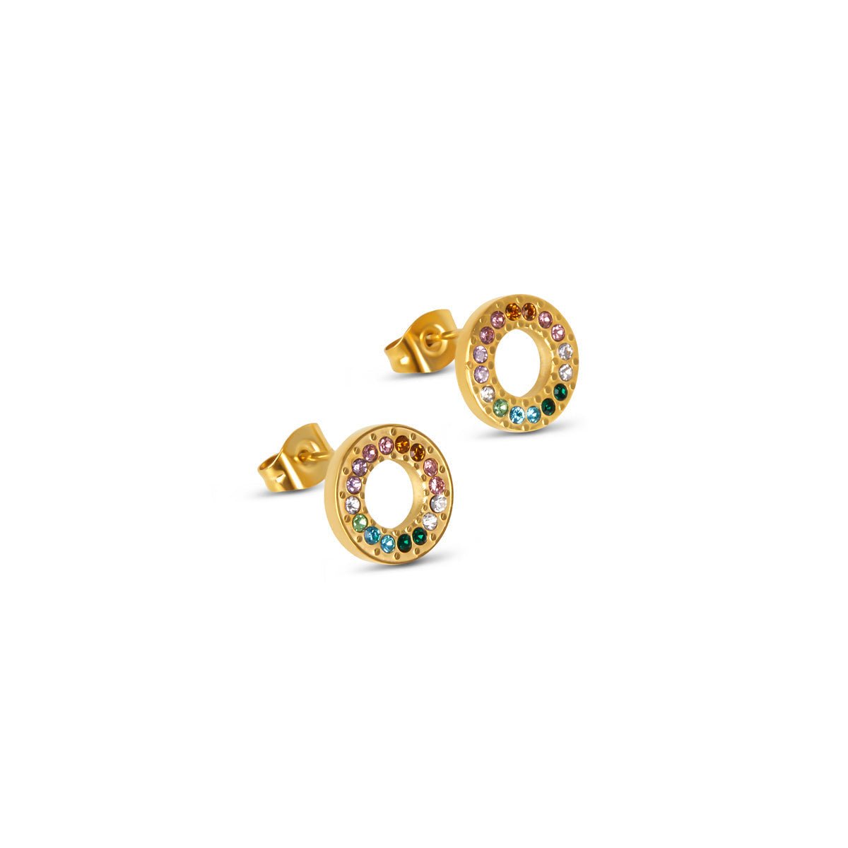 Rainbow Earring 18K Gold Plated