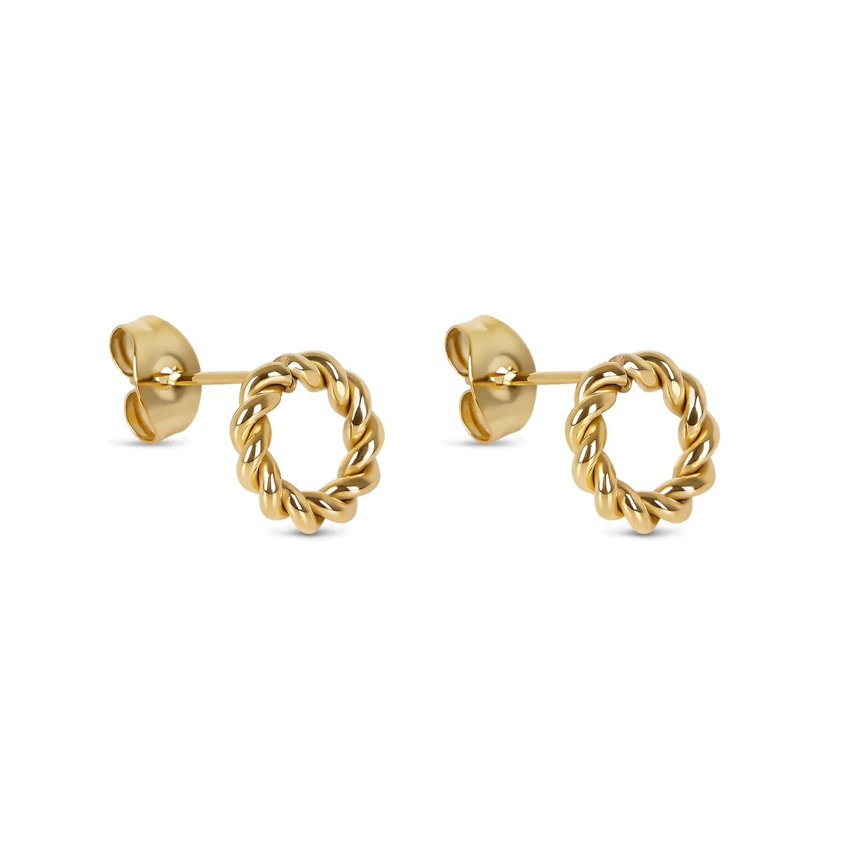 Earring Twist 18K Gold Plated