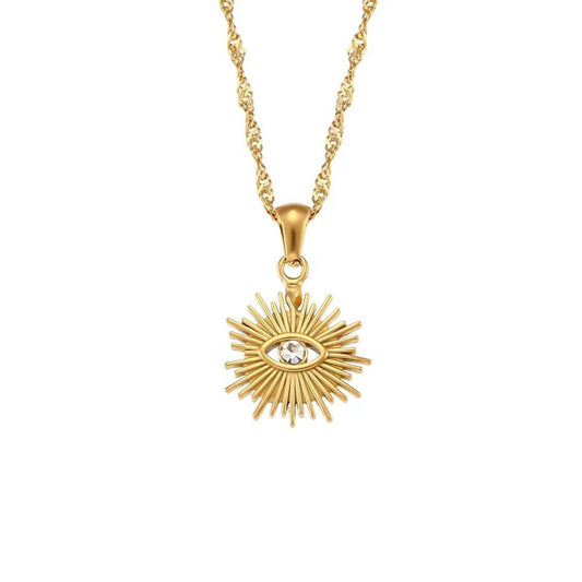 Necklace Eye 18K Gold Plated