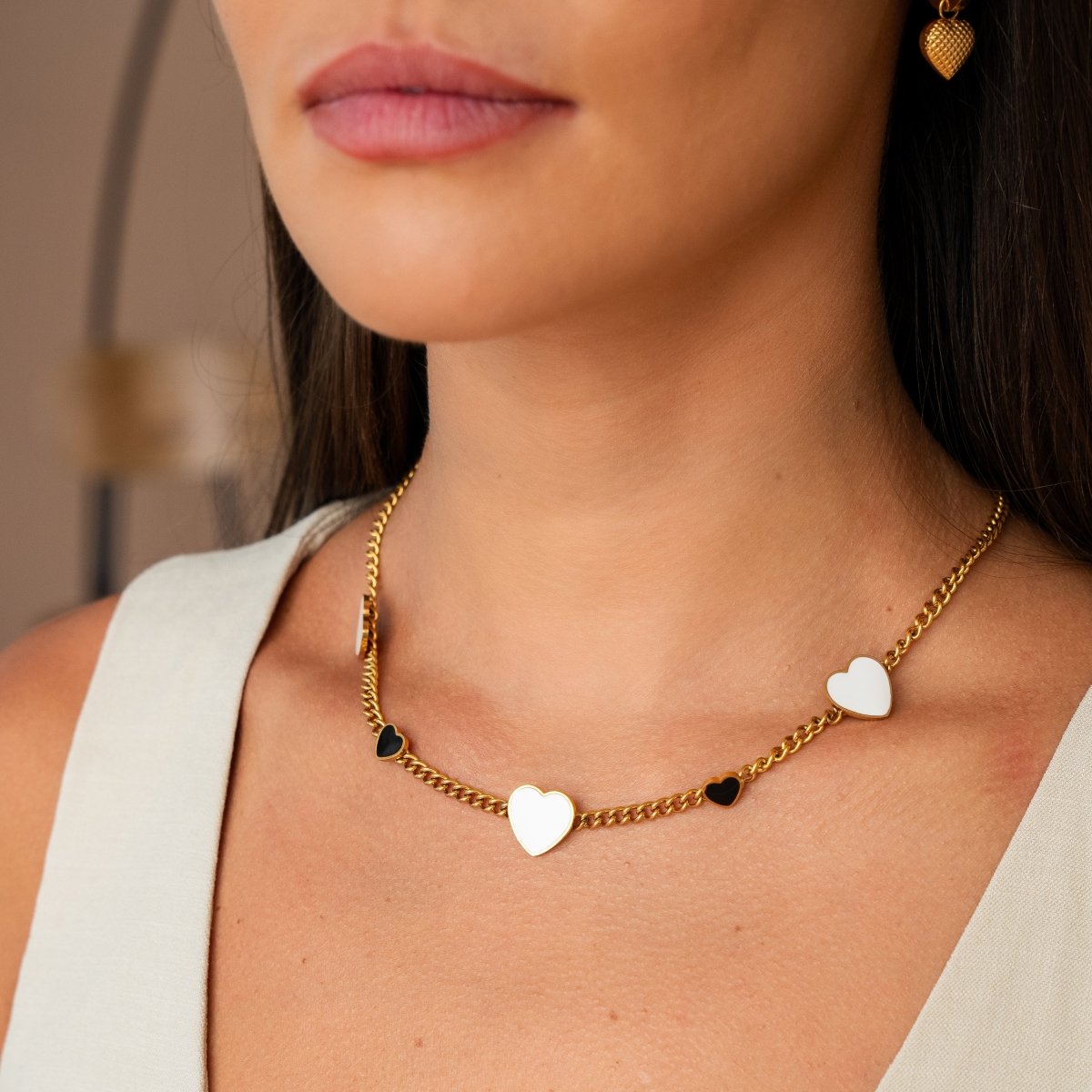 Necklace Love Glow Monochromatic 18K Gold Plated