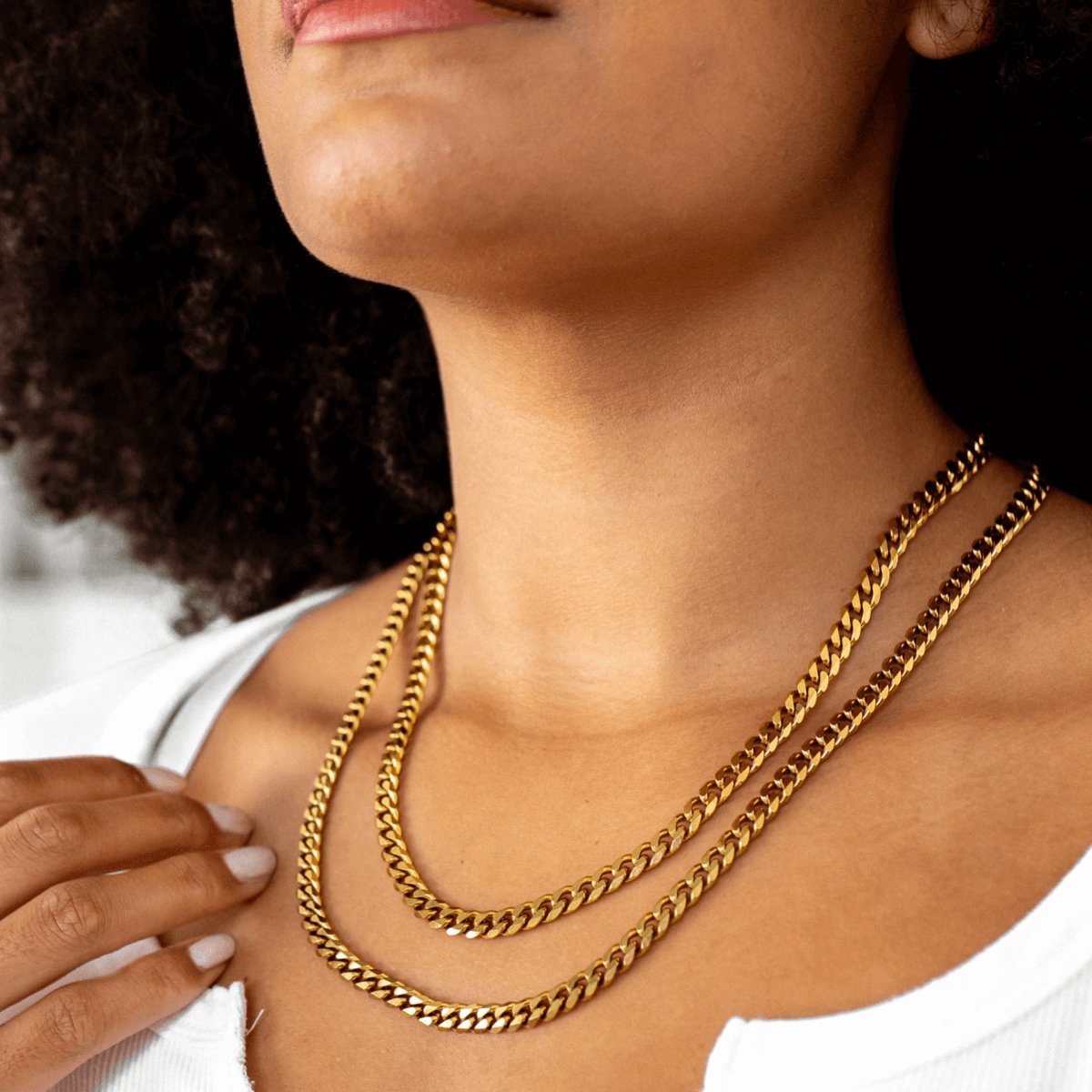 Necklace Selenza Cuban Chain 18K Gold Plated