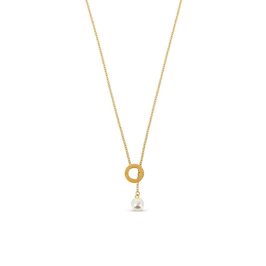 Necklace Sicily Pearl 18K Gold Plated