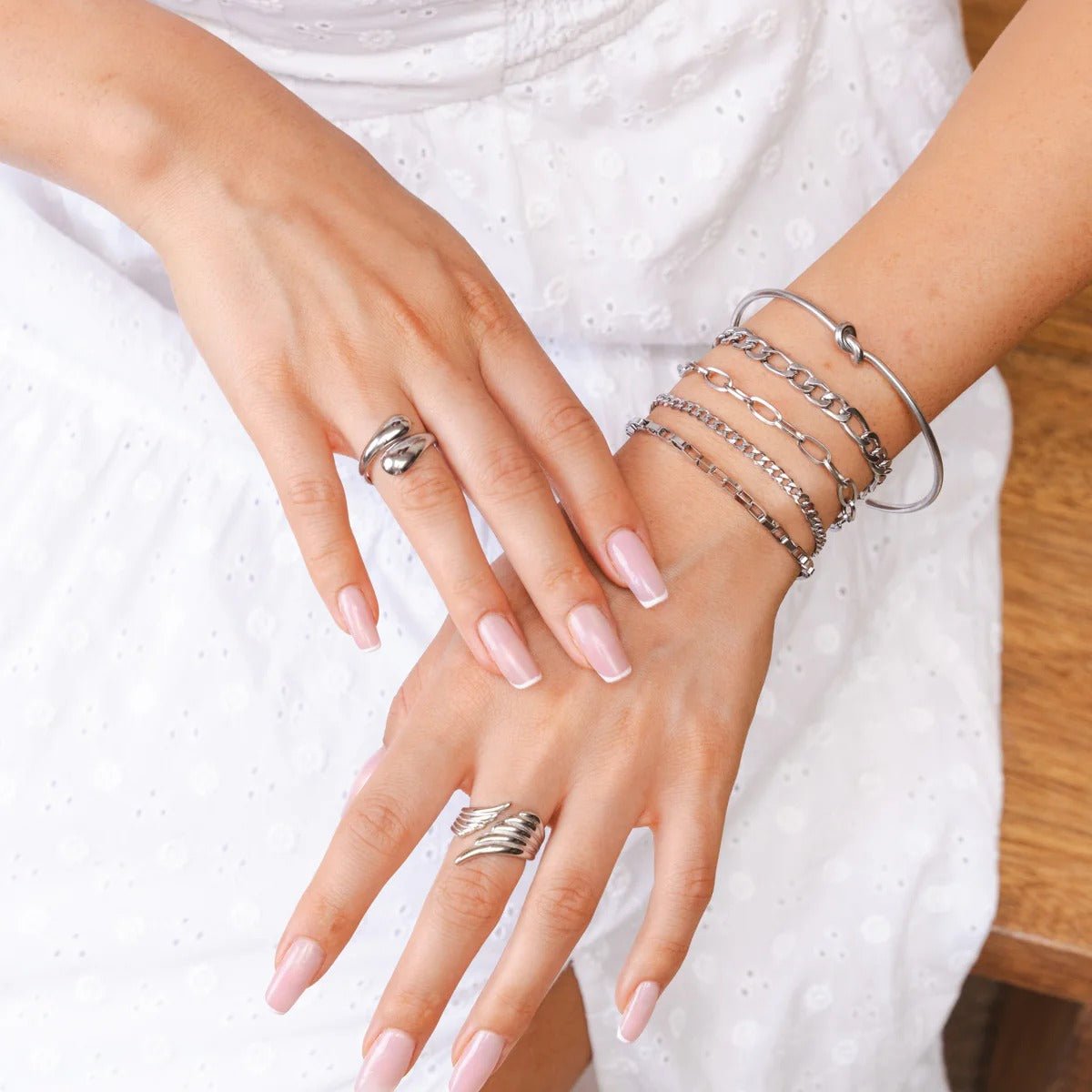 Elegance Bracelet & Knot Bracelet Kit - Silver