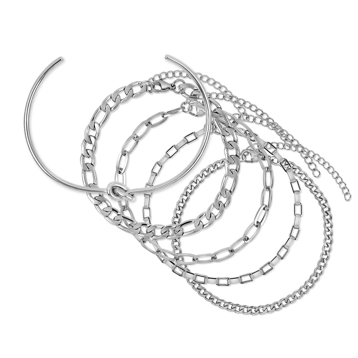 Elegance Bracelet & Knot Bracelet Kit - Silver