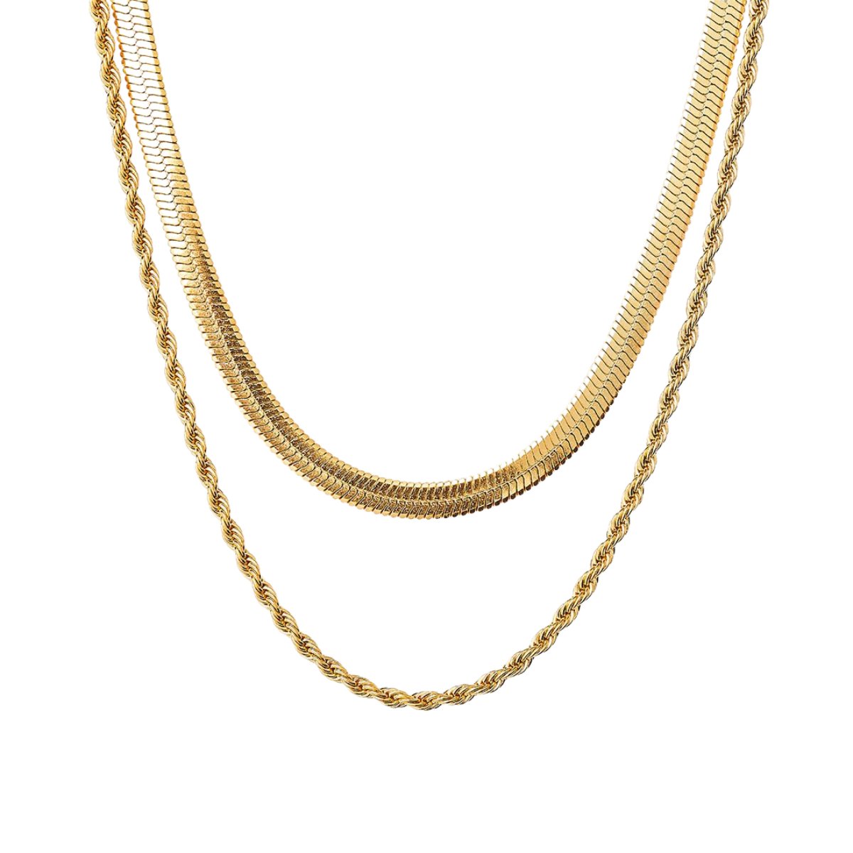 Melina Necklace Mix 18K Gold Plated