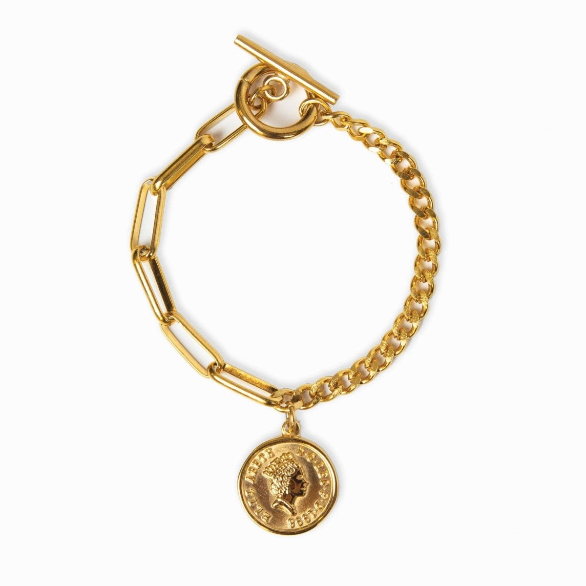 Bracelet London Cents 18K Gold Plated