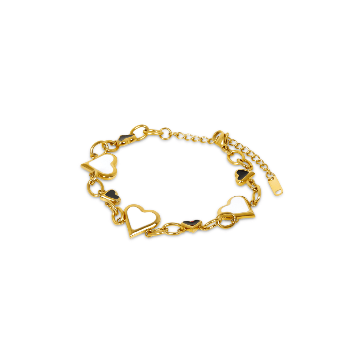 Monochromatic Love Glow Bracelet 18K Gold Plated