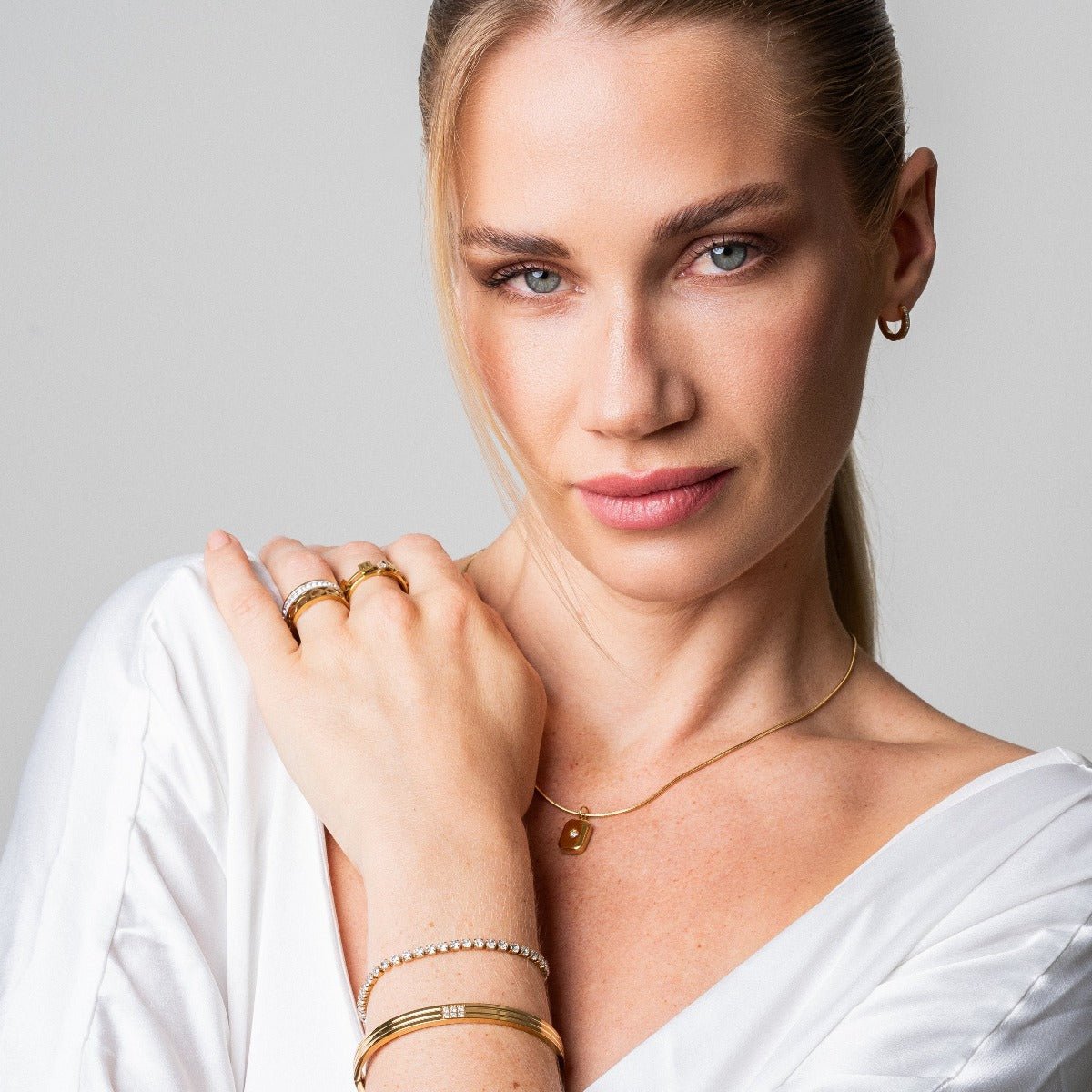 Bracelet Riviera Puket Adjustable 18K Gold Plated