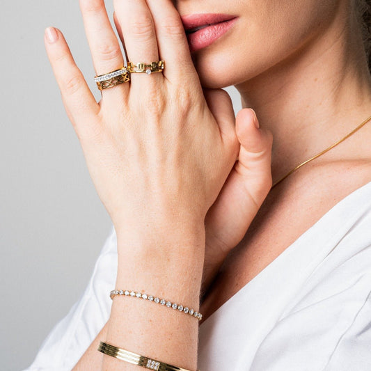 Bracelet Riviera Puket Adjustable 18K Gold Plated