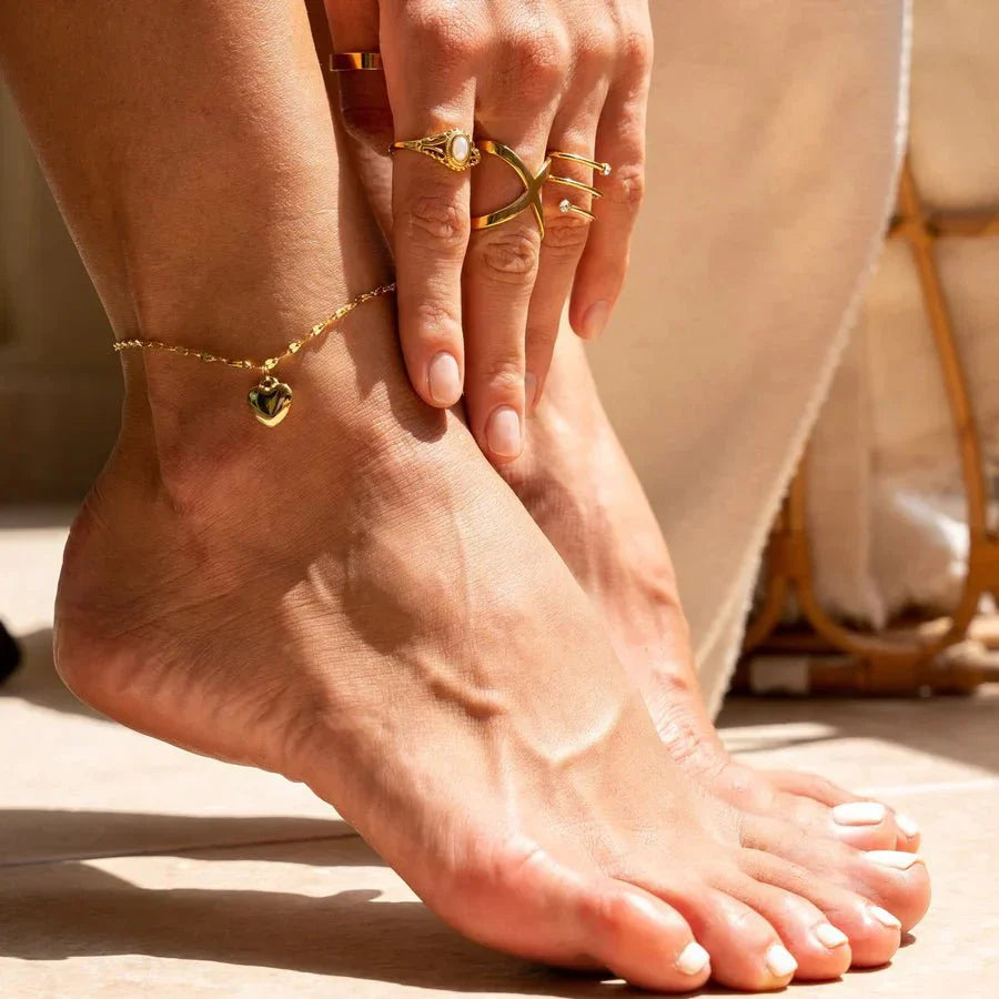 Anklet Love 18K Gold Plated